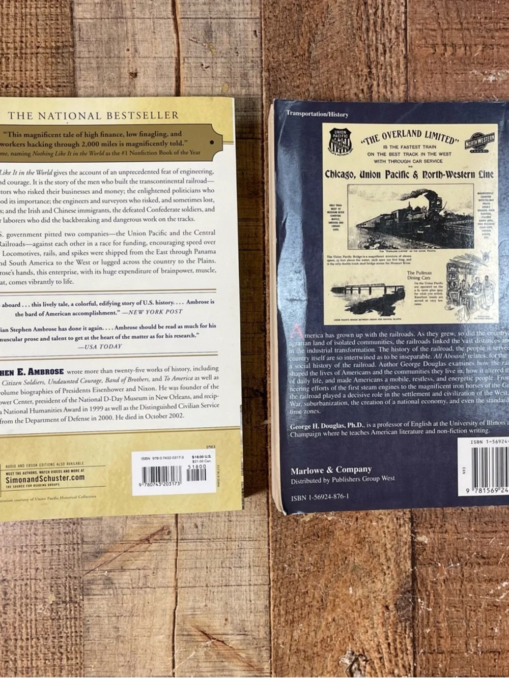 Railroad History Book Set Trains Nothing Like It In The World Railway Nonfiction